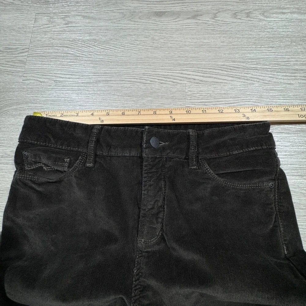 NYDJ Women's Corduroy Pants Marilyn Straight‎ Brown Size 10 Lift Tuck Stretch
